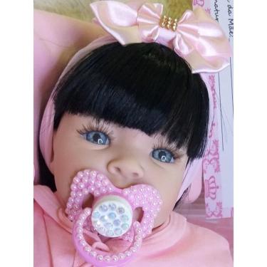 Boneca Bebê Tipo Reborn Realista - Kit Acessórios - ZOOM