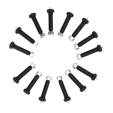 Imagem de Mola de Reboque 14 Peças Mola Engraxável Com Contraporca 9/16 Pol OD 3 Pol de Comprimento Aço Carbono Zincado para Reboque