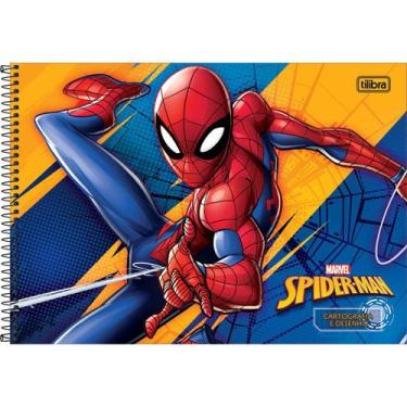 Imagem de Caderno De Desenho Tilibra Spider Man Espiral 80 Folhas
