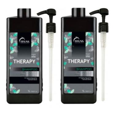 Imagem de Truss Therapy Kit 2 Shampoos Anticaspa 1 L (cada)+ Brinde