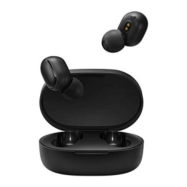 Imagem de Fone de ouvido BT 5.0, Walory Redmi Airdots S TWS BT 5.0 Fone de ouvido DSP com cancelamento de ruído Fone de ouvido esportivo intra-auricular com capa de carregamento preta