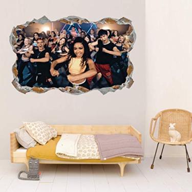 Imagem de Adesivo Buraco Parede Now United banda Tamanho 48cmx90cm