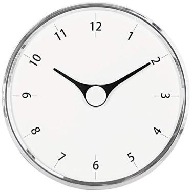 Imagem de Relógio de parede moderno com movimento de quartzo movido a bateria. Relógios de parede silenciosos para cozinha, sala de estar e café decorativo