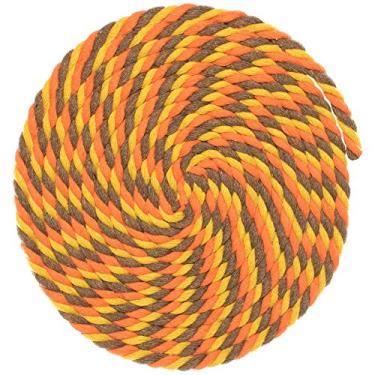 Imagem de Corda de artesanato de macramê de algodão torcido de 1/4 polegada de espessura – Grande variedade de opções de cor e padrão – Comprimentos de 10, 25, 50 e 100 pés, 50 Feet, Fall