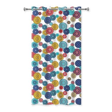 Imagem de Cortina para Box Estampa de Mandala - Com Gancho