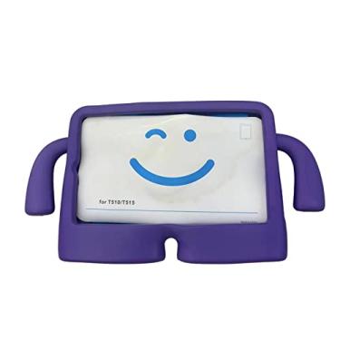 Imagem de Capa Infantil Borracha Compatível Para Samsung Galaxy Tab A 10.1'' SM-T515 T510 T517 2019-LILAS,EVA, Emborrachada, Leve