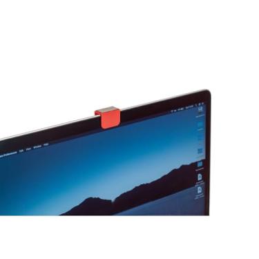 Imagem de Kit com 4 Protetor de Webcam para Computador Notebook Laptop Bloqueador de Webcam Privacidade Removível Com Limpador De Tela