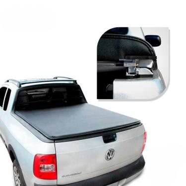 Imagem de Capota Lona Marítima Saveiro G5 G6 G7 Cabine Estendida 2010 até 2023 Sem Gancho - Solar