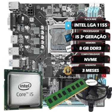 Imagem de Kit Upgrade - Intel Core i5 + Placa Mãe Lga 1155 + 8GB Ram DDR3 + Cooler + Pasta Térmica