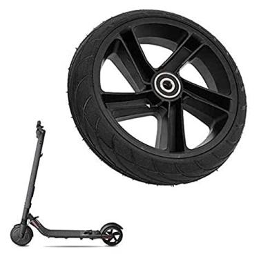 Imagem de Rodas de substituição para scooter, pneus de scooter elétricos, pneus sólidos, 20 cm, substituição de pneu sólido dianteiro traseiro para roda de scooter elétrica pneus de carro elétrico (pneu sólido