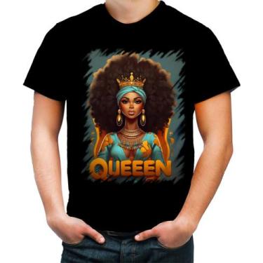 Imagem de Camiseta Colorida Rainha Africana Queen Afric 11 - Kasubeck Store