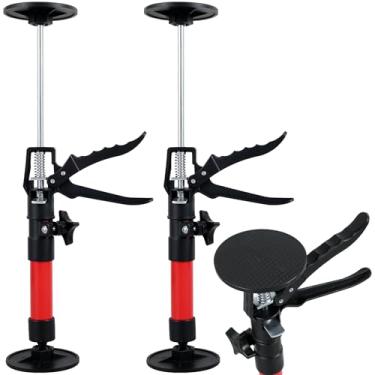 Imagem de Haste de suporte telescópica de 2 unidades Comprimento ajustável Pólo de suporte de gabinete Multifuncional de suporte de 3ª mão Jack de elevador de gabinete Pólo de suporte telescópico Capacidade de