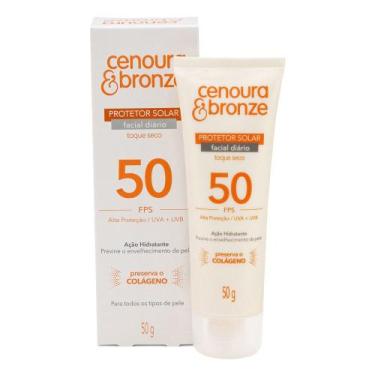 Imagem de Protetor Solar Facial Cenoura & Bronze Fps 50 Bisnaga 50G - Cenoura E