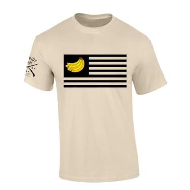 Imagem de Trenz Shirt Company Camiseta de manga curta banana, bandeira americana, bananas patrióticas, EUA, Arena, 3G