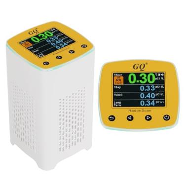 Imagem de GQ Detector de radônio Radonscan Home Radon Monitor de Radiação Alfa Radiativa Design de Radiação de Gás nos EUA Grande Tela Colorida de Curto e Longo Prazo Monitora Continuamente Precisão Rápida e