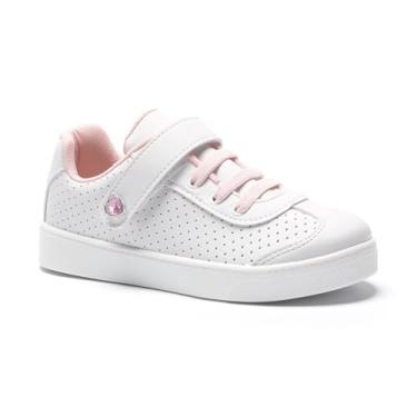 Imagem de Tênis Infantil Feminino Escolar Moda Casual Oferta Tininha (Branco, BR, Criança de 4 a 8 anos, Numérico, 31)