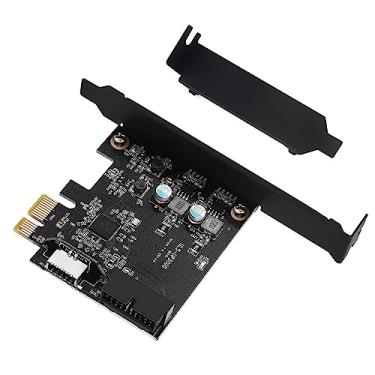 Imagem de StarRoute - Adaptador USB 3.0 de 19 Pinos + Cartão PCI Express Tipo E 5 Gbps para Windows/Mac OS/Linux Desktop PC (Painel Frontal USB A USB C)