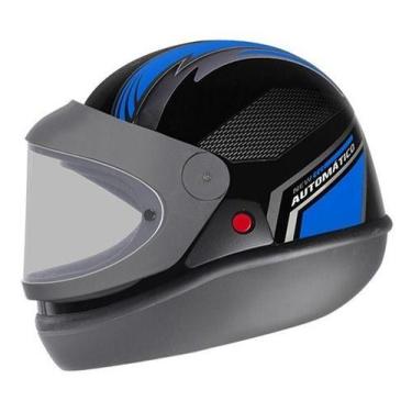 Imagem de Capacete Ebf Automático Bolt San Marino + Nfe, AZUL, 58