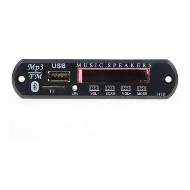 Imagem de Placa Decodificador Usb P/ Caixa Ativa Mp3 Fm Aux Bluetooth - Comprei 