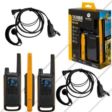 Imagem de Rádios Comunicadores T470BR Motorola Com Fone P1G Reforçado