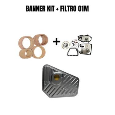 Imagem de Banner kit com filtro do câmbio automático 01m - TRANSNATION