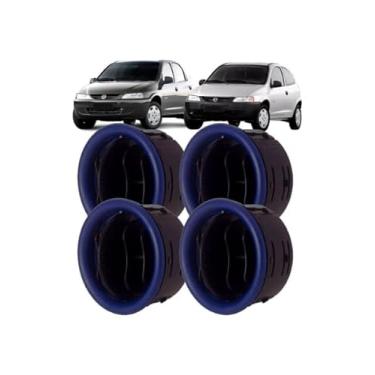 Imagem de Kit 4 Difusor Saida Ar Celta 2001 2002 2003 2004 2005 Azul