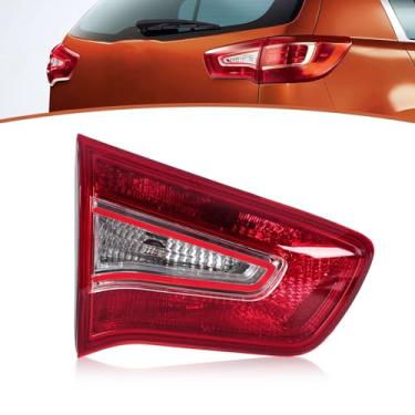 Imagem de JESYMBX Conjunto de luz traseira esquerda do freio traseiro interno do carro para KIA Sportage R 2011 2012 2013 2014 luz de freio de parada do pára-choques traseiro