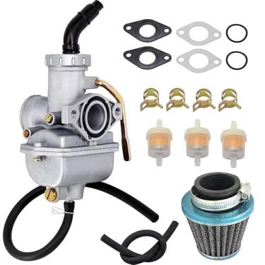 Imagem de Carburador PZ20 para Kazuma Baja 50cc 70cc 90cc 110cc 125cc TaoTao 110B NST SunL Chinese Quad 4 Stroke ATV 4 Wheeler Go Kart Dirt Bike Honda CRF50F XL75 CRF80F XR50R PZ20 Carburador