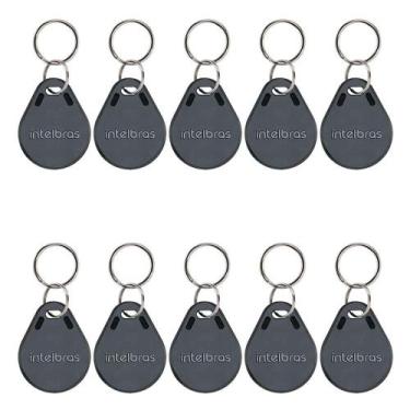 Imagem de kit 10 Chaveiro de acesso por proximidade RFID TH 1000 Tag 125 kHz Int