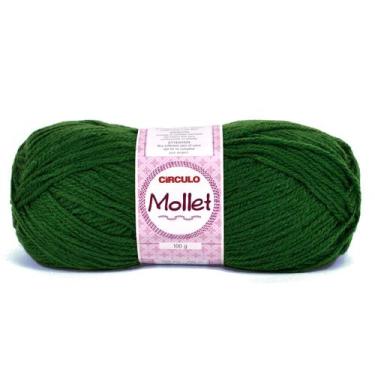 Imagem de Lã Mollet Círculo 100g 200 metros, 5329 Acelga
