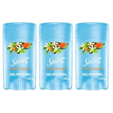 Imagem de Kit 3 Desodorantes Secret Gel Flor de Laranjeira
