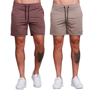 Imagem de KIT 2 Bermudas Short Masculina Moletinho Casual Adulto - Daze Modas, C