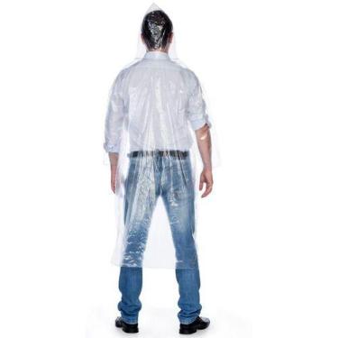 Imagem de 5 Capas De Chuva Descartável Transparente Unisex - Evolution