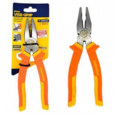 Imagem de Alicate Universal Irwin Profissional Cromo Vanadio 8'' 1000V. 13981