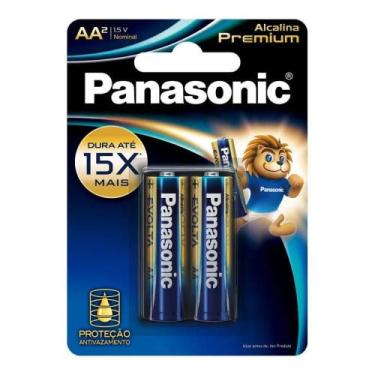 Imagem de Pilha Alcalina Premium AA 1.5v 02 Unidades - Panasonic