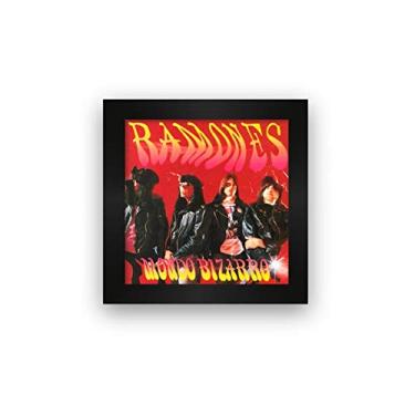 Imagem de Quadro azulejo com moldura Ramones Mondo Bizarro