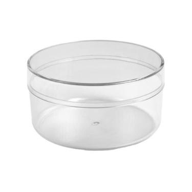 Imagem de Cake Box Redonda 500ml Cristal Com Tampa Alta Lançamento Sobremesa Nat