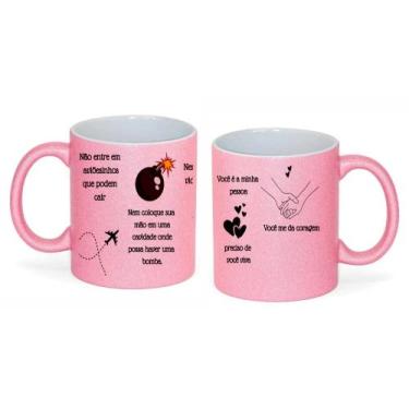 Imagem de Caneca Glitter Greys Anatomy 325ml - Pammy canecas