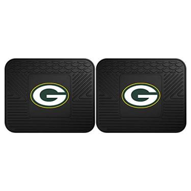 Imagem de FANMATS Tapete utilitário NFL 12306 - Green Bay Packers - 2 peças, cor da equipe, 35,5 x 43,1 cm