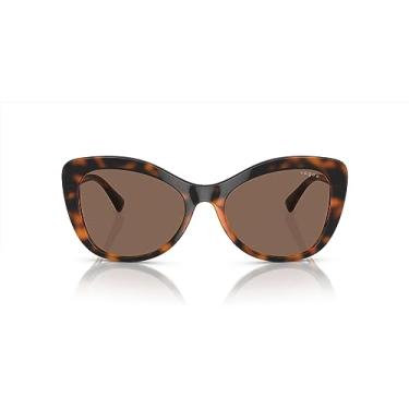 Imagem de Óculos de Sol Vogue Eyewear 0VO5515SB W65673 Tam 55 / Havana Marrom - Lentes Marrom