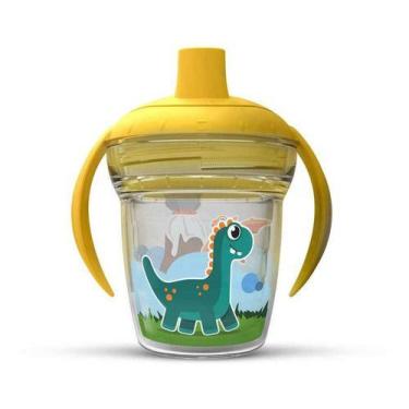 Imagem de Copo Infantil De Transição Dinossauros 170 Ml Antivazamento - Oca Vari