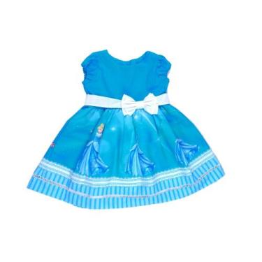 Imagem de Vestido Cinderela Com Manga Festa Infantil Temática - Atelie Iza Rocha