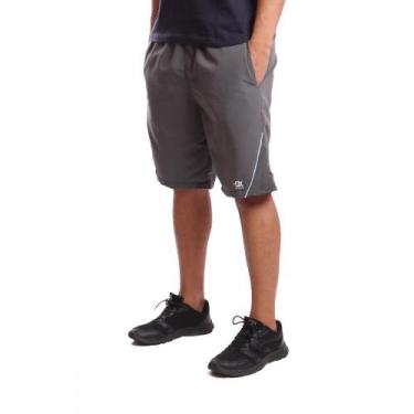 Imagem de Bermuda Tactel Esporte Com Bolsos - OX CONFECÇÕES, Cinza, P, Masculino