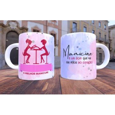 Imagem de Caneca de Porcelana  Personalizada Profissão Manicure - Live