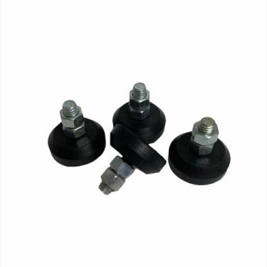 Imagem de Kit 16 pés nivelador de borracha 4cm parafuso 3/8 pol - VABADUS