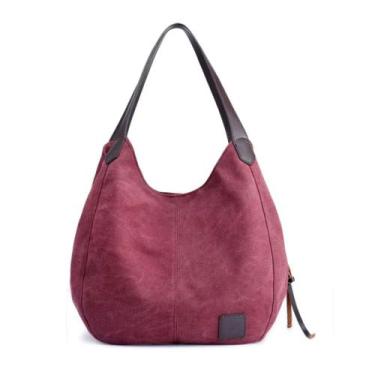 Imagem de Bolsa Feminina Ombro Viagem Trabalho Media Escritorio Estilo - Alwy, V