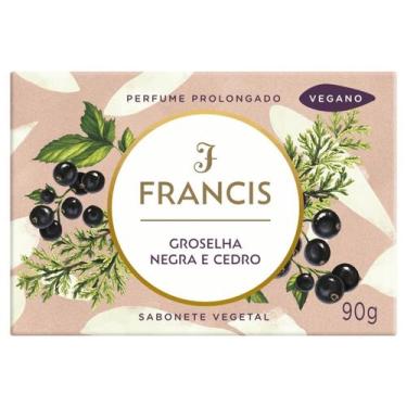 Imagem de Sabonete em Barra Vegano Groselha Negra e Cedro Francis 90g
