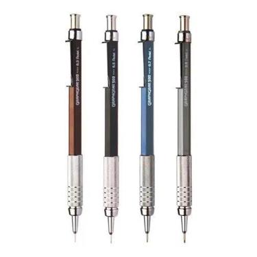 Imagem de Kit 4 Lapiseiras Pentel Graphgear 500 0.3 - 0.5 - 0.7 - 0.9