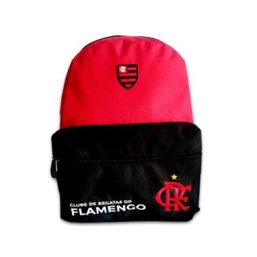 Imagem de Mochila Esportiva Flamengo Unissex Preta E Vermelho Ch01 - Xeryus