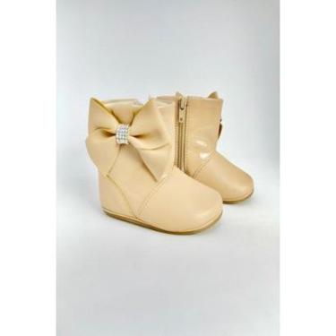 Imagem de Bota Infantil Ibaby Cano Alto Verniz Blogueirinha Menina-Feminino